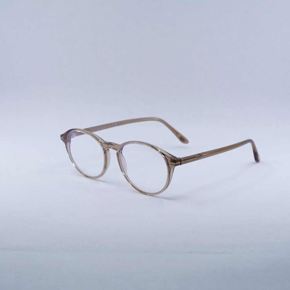 Tom Ford FT5753-B 045 Eyeglasses - Transparent Brown Frame 51mm -Lowest price!